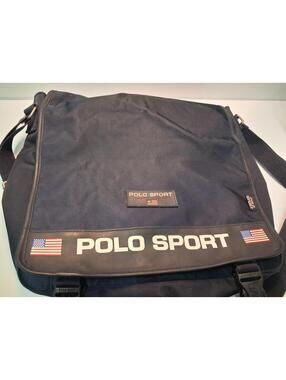 Polo Sport Ralph Lauren Black Messenger Bag